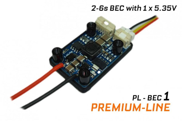 Mauch 015 – PL-2-6s BEC 1 x 5.35V with CFK enclosure