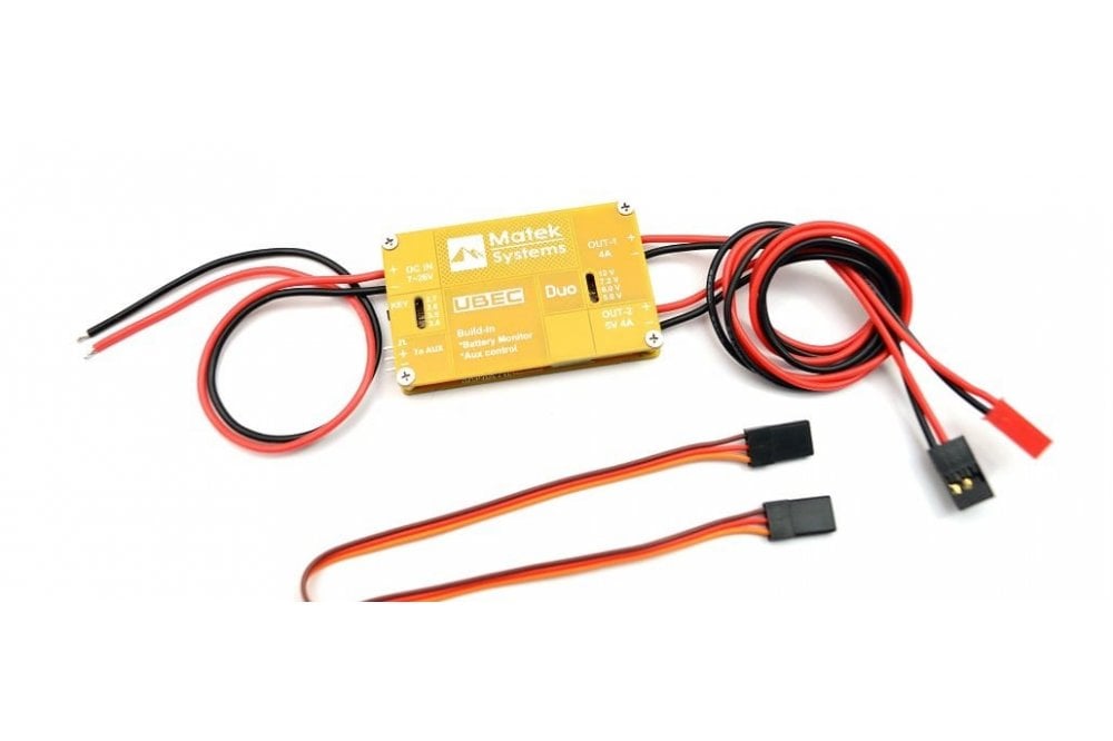 Matek - UBEC DUO, 4A/5 - 12V & 4A/5V - U4A2P