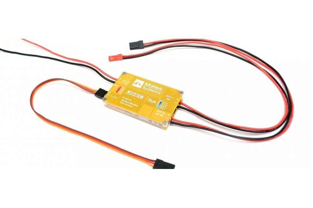 Matek - UBEC DUO, 4A/5 - 12V & 4A/5V - U4A2P