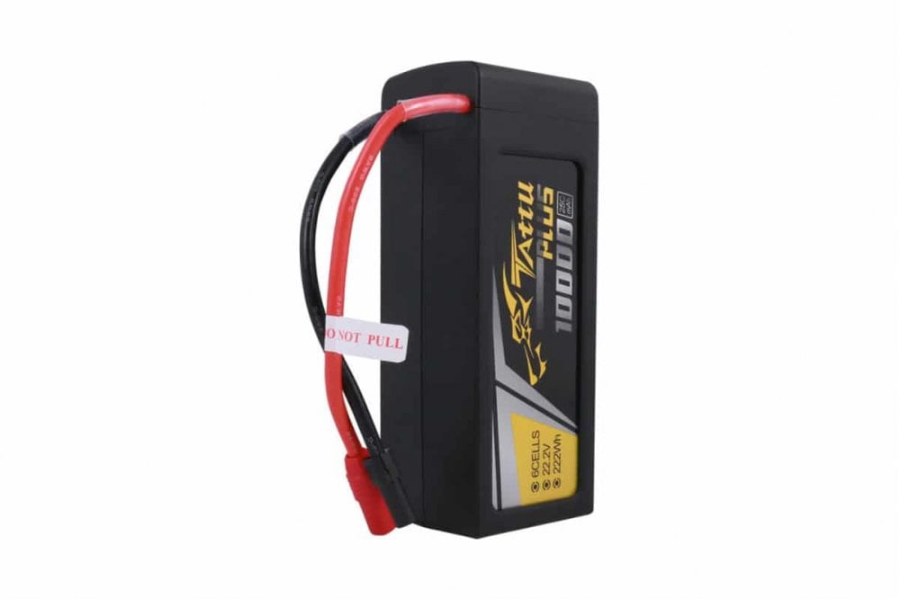 Gens Ace- Tattu Plus, 10000mAh 25C 6S1P 22.2V Lipo with AS150+XT150