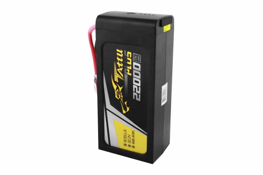 Gens Ace- Tattu Plus, 22000mAh 25C 6S1P 22.2V Lipo-AS150+XT150