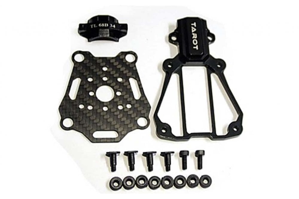 Tarot - 16MM Suspension Motor Mount/Black TL68B34
