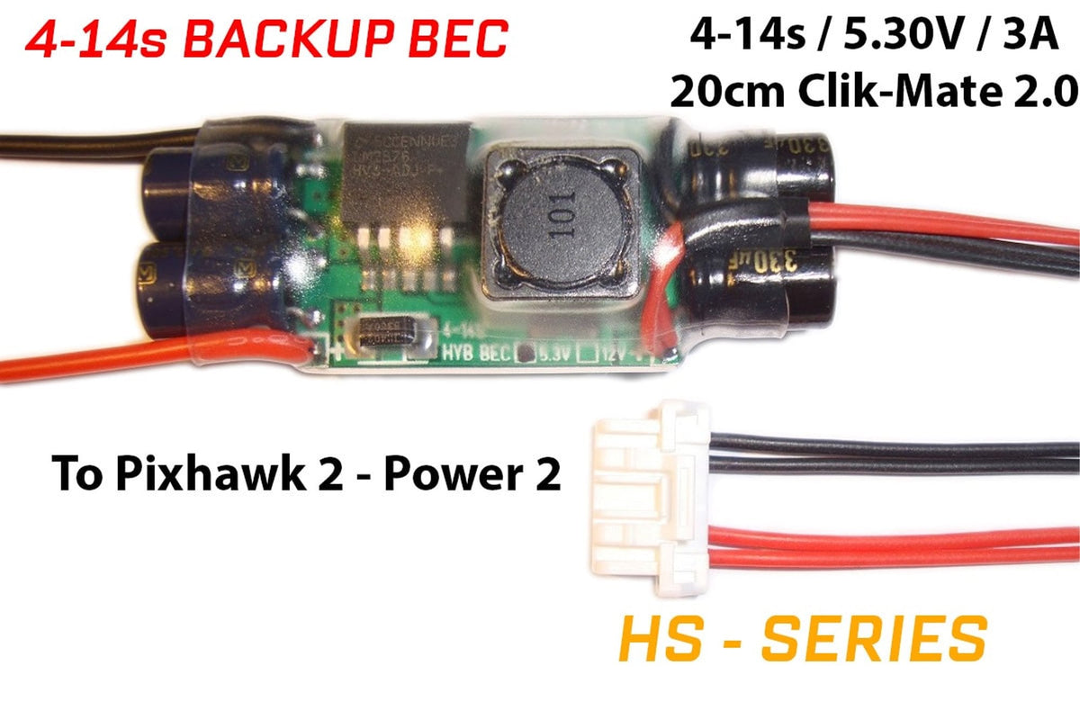 Mauch 085 - 4-14s backup BEC for Pixhawk 2