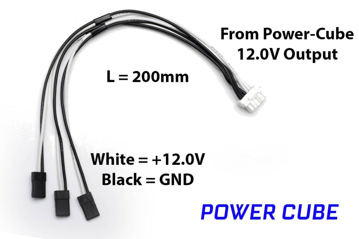 Mauch 063 - Power Cube - 3 x 12.0V Output Cable