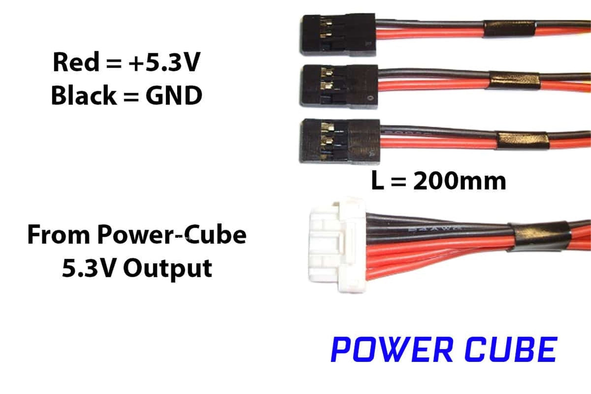 Mauch 062 - Power Cube - 3 x 5.35V Output Cable