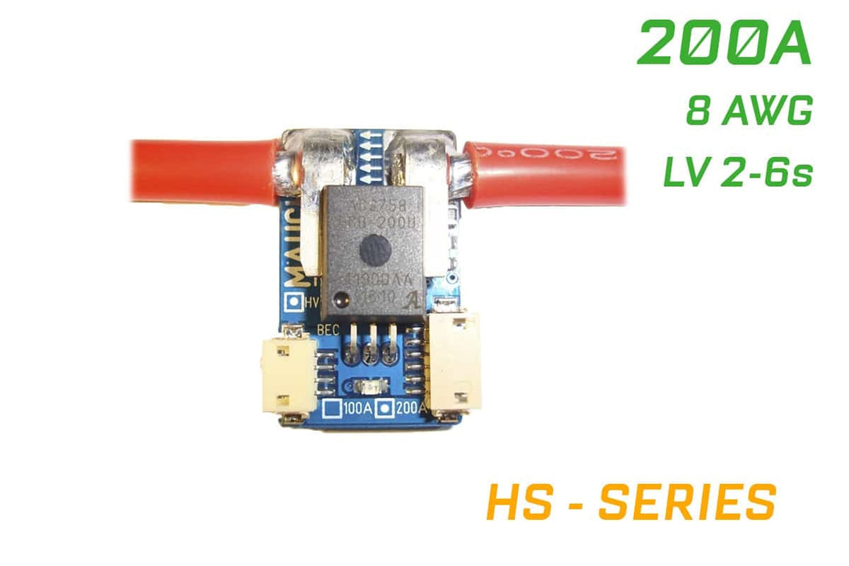Mauch 077 – HS Current Sensor 200A LV 2-6S (8AWG)