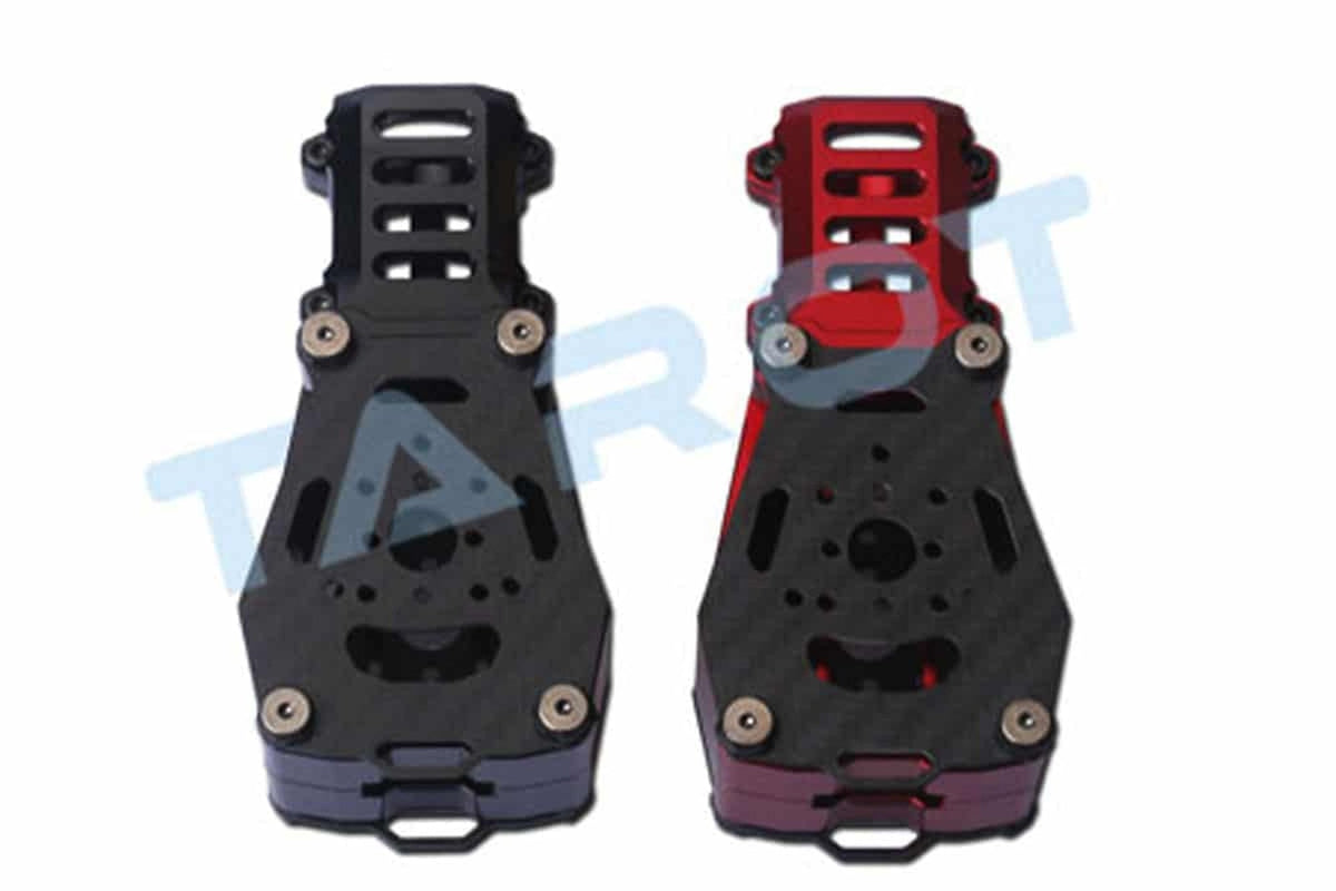 Tarot - 25MM Dual Motor Mount Red 1pc - TL96033