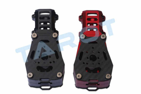 Tarot - 25MM Dual Motor Mount Red 1pc - TL96033