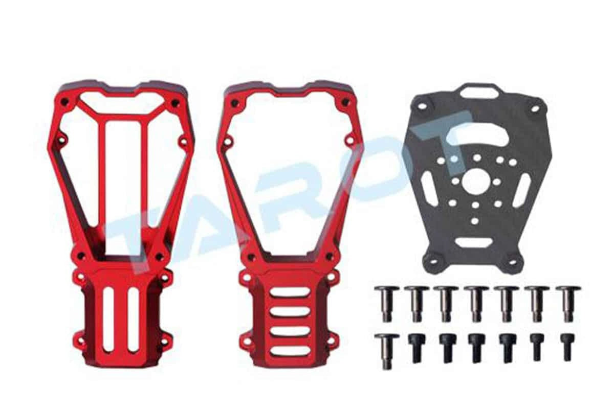 Tarot - 25MM Dual Motor Mount Red 1pc - TL96033