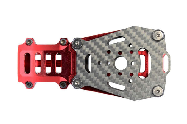 Tarot - 25MM Dual Motor Mount Red 1pc - TL96033