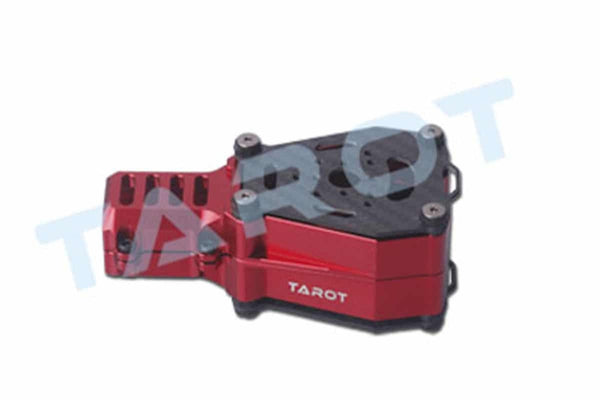 Tarot - 25MM Dual Motor Mount Red 1pc - TL96033
