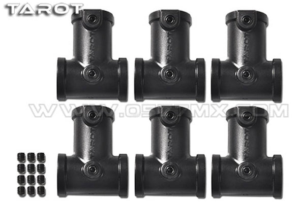 Tarot - 12MM T Type Mount landing skid 6pc - TL800A04