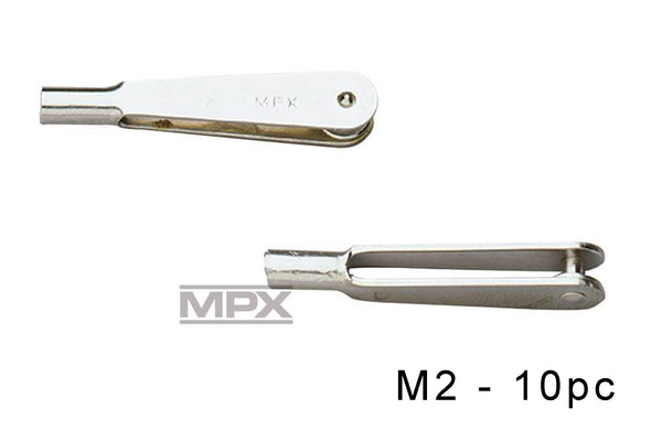 Multiplex M2 Metal Clevis 10pcs (JP MPX702000)