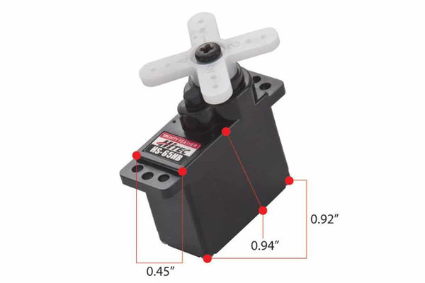 Hitech HS-65HB+ Mighty Feather KG BB Nano Analog Servo