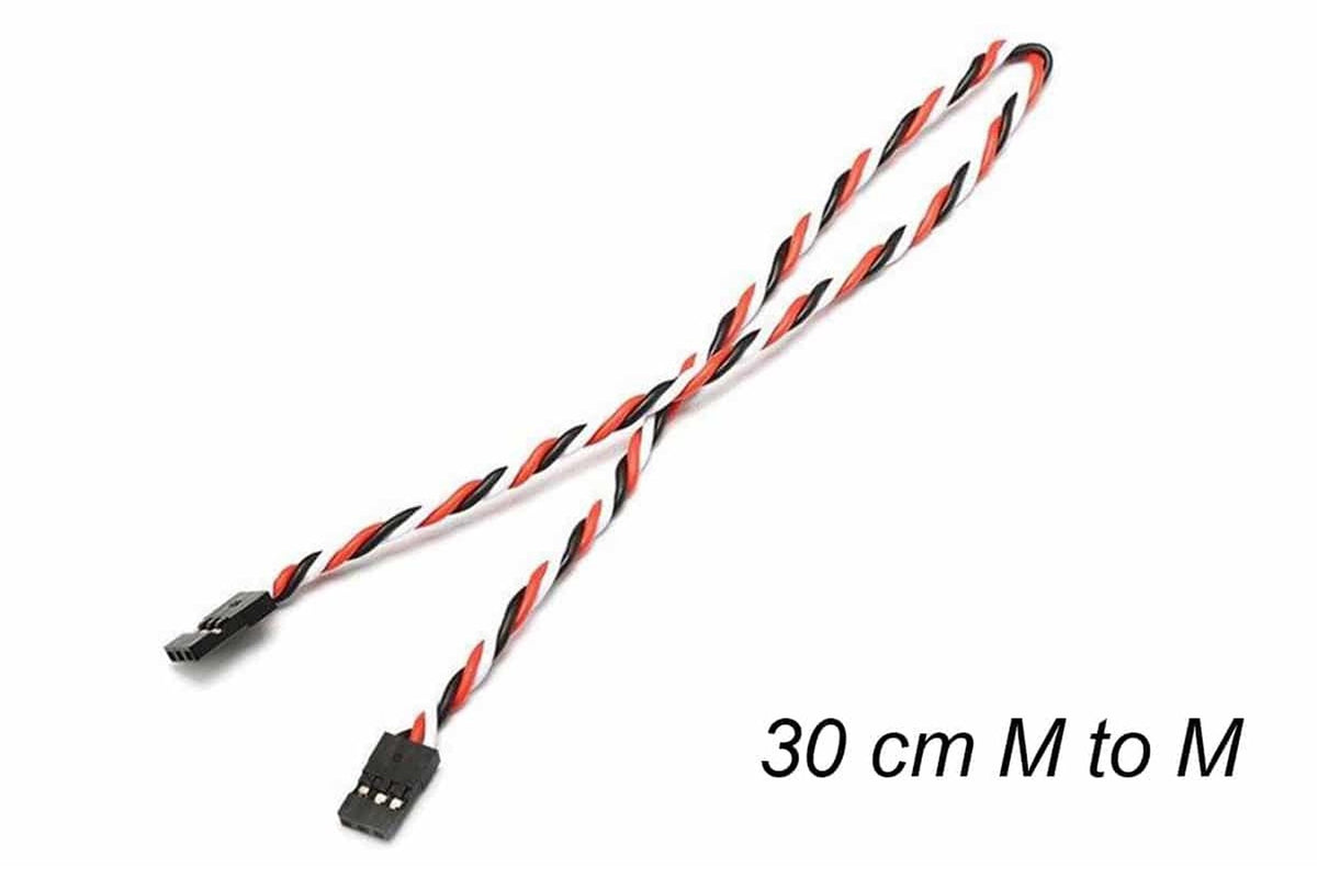 30cm Male to Male Servo Extension - 22AWG