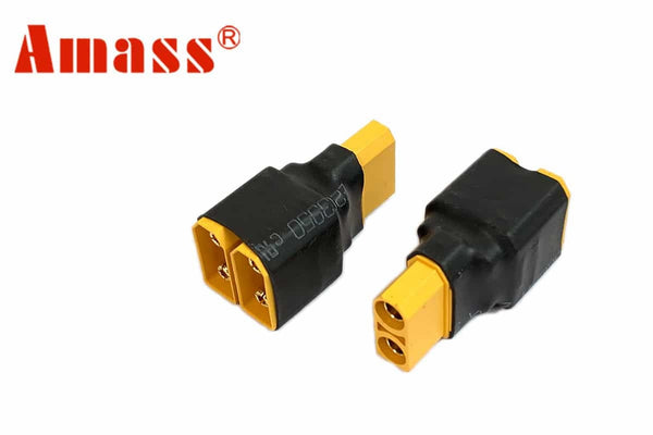 Amass XT90 Parallel Adapter (1pc) - Double Capacity