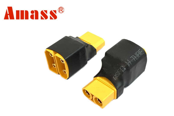 Amass XT90 Series Adapter (1pc) - Double Voltage