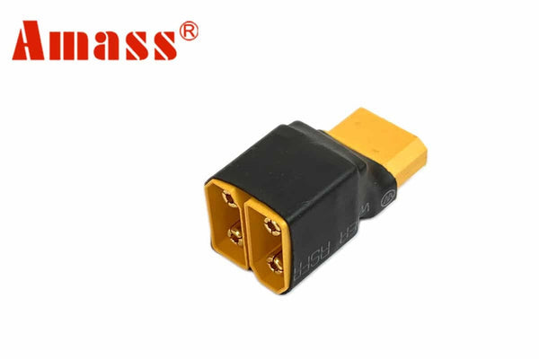 Amass XT90 Series Adapter (1pc) - Double Voltage