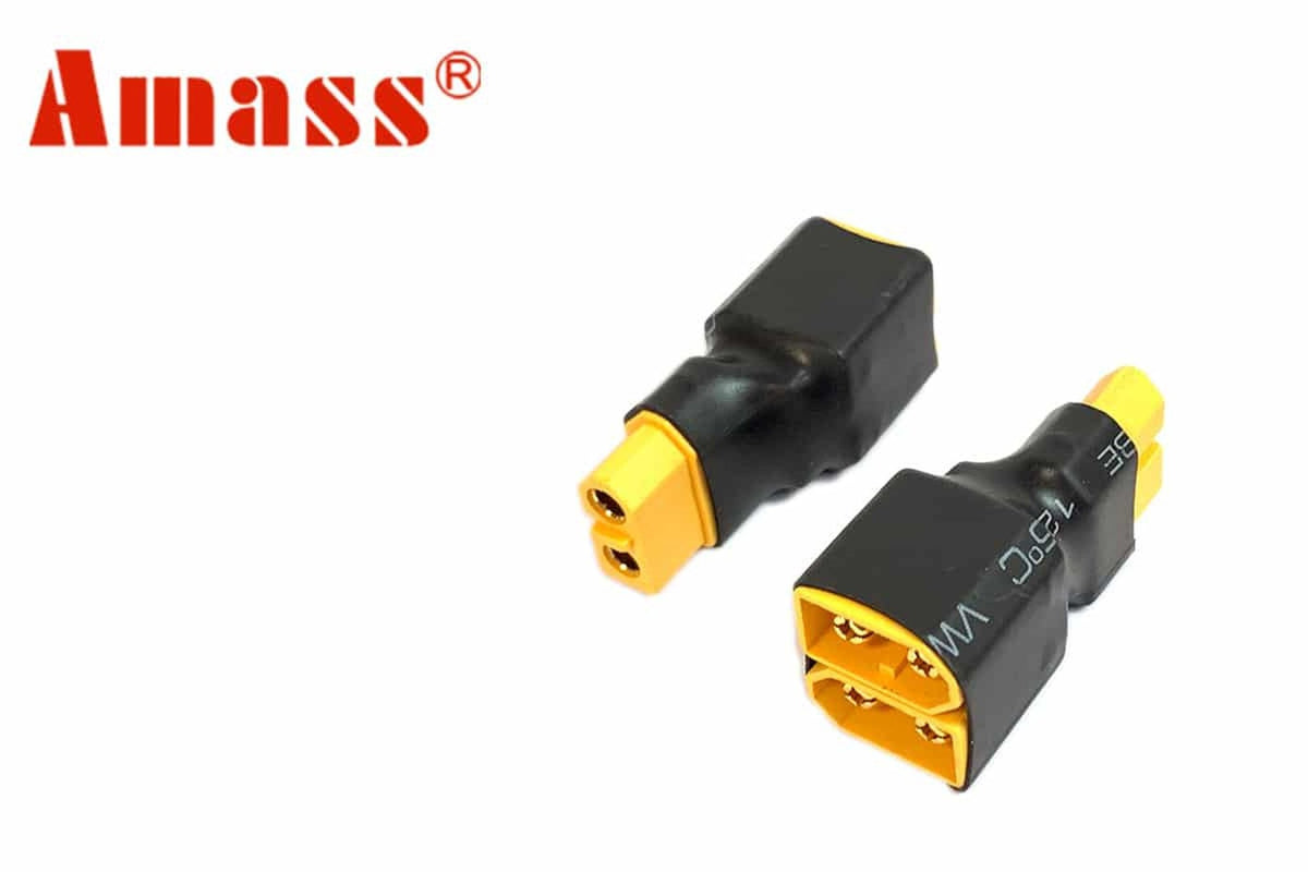 Amass XT60 Series Adapter (1pc) - Double Voltage
