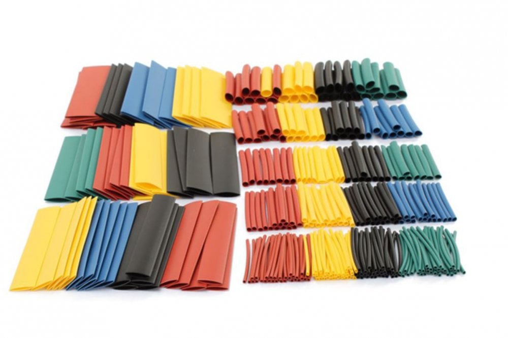 Heat Shrink Tube - 328pc - 8 sizes - 5 colours - 2:1