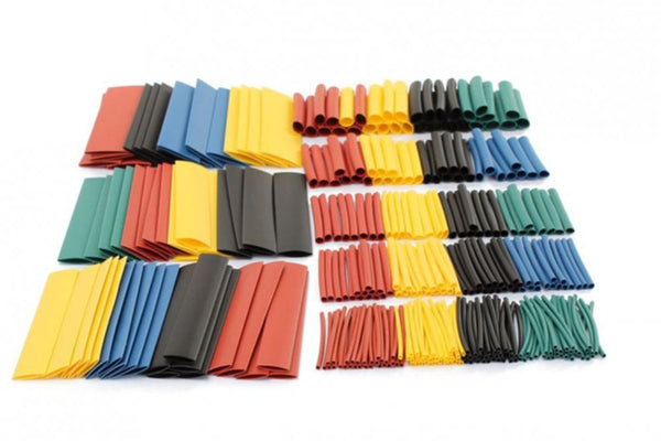 Heat Shrink Tube - 328pc - 8 sizes - 5 colours - 2:1