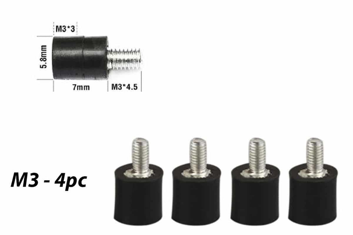Matek Systems- M3 Rubber Vibration Damping (4pcs)-discontinued