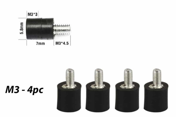Matek Systems- M3 Rubber Vibration Damping (4pcs)-discontinued