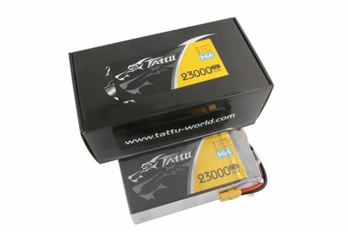 Gens Ace- Tattu HV, 23000mAh 25C 6S1P 22.8V Lipo-XT90-S