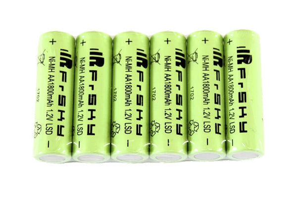 FrSky - AA Rechargeable 1800mAh NiMH Battery QX7 - 6 Pack