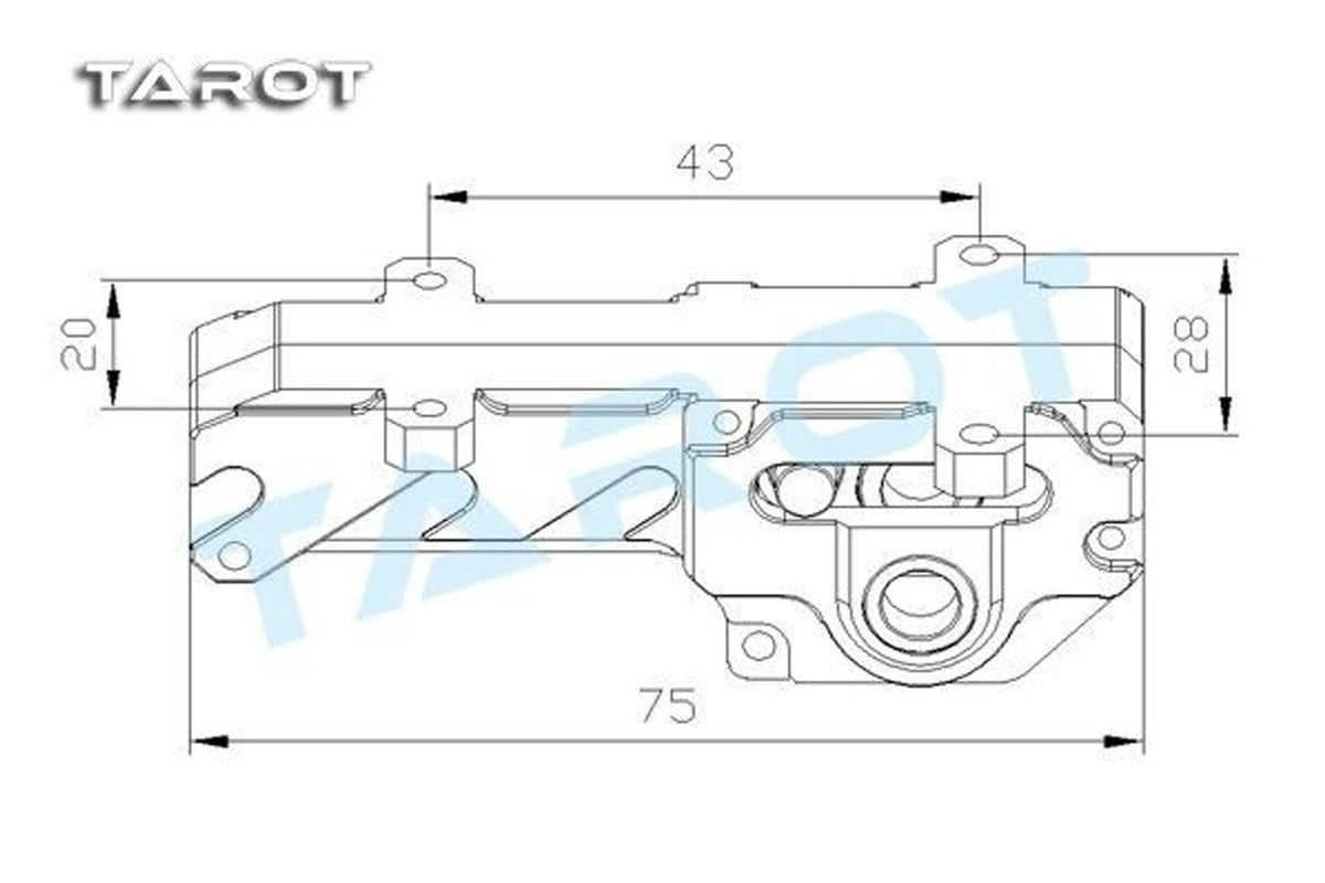 TAROT X8-PRO Retractable landing Gear kit - TL8X021