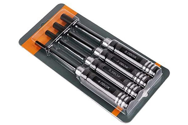 Hex Nut Socket Screwdriver  4.0, 5.5, 7.0, 8.0mm Tool