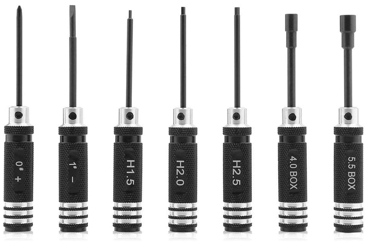 7pcs hex screwdriver tool kit 1.5mm-5.5mm