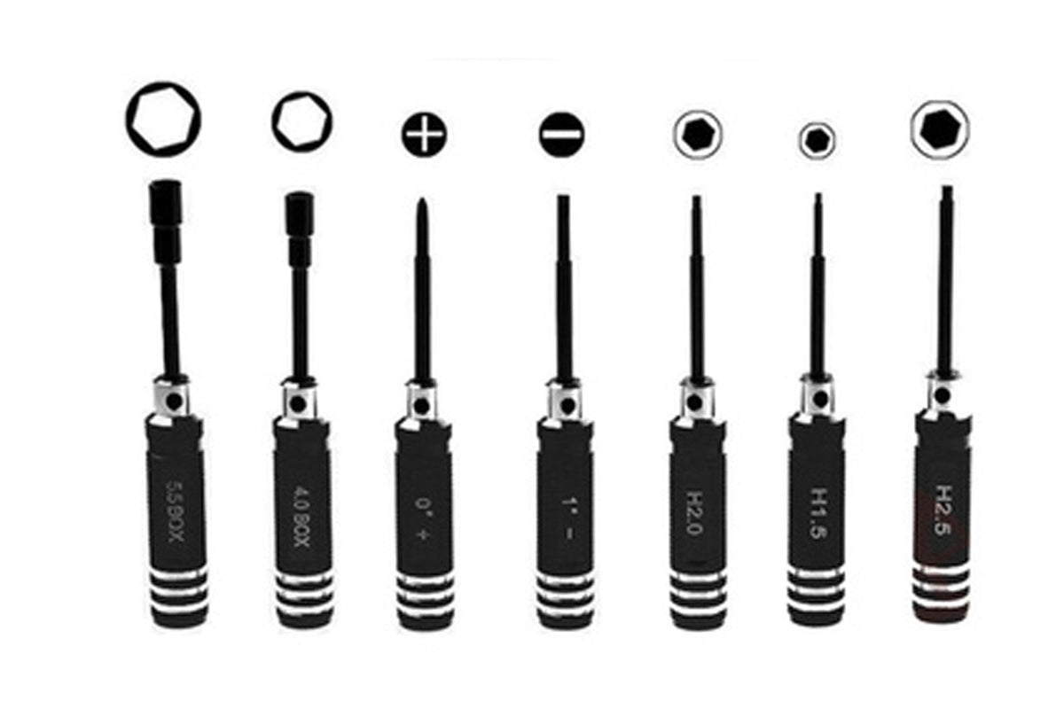 7pcs hex screwdriver tool kit 1.5mm-5.5mm