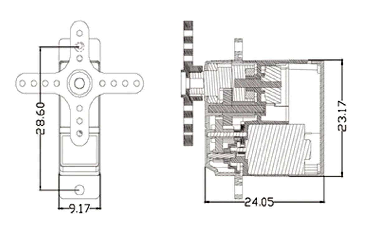 EMAX ES3301 10.6g Analog Servo