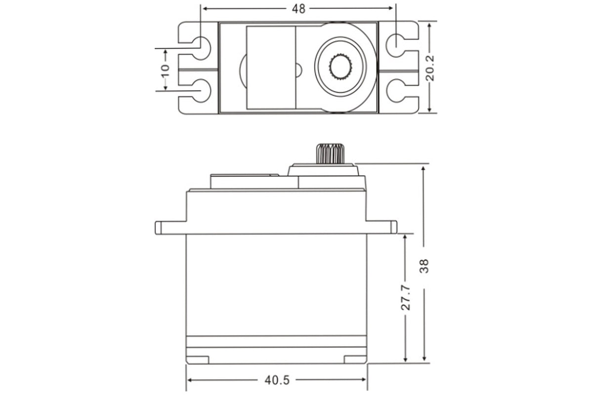 JX - PDI 5521MG 55.6g Metal Gear Digital Servo