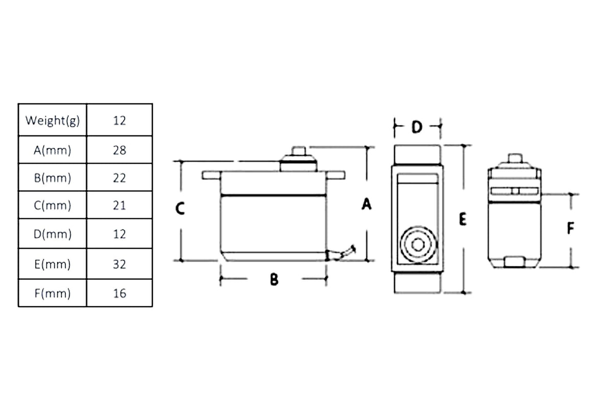 JX PDI 9180MG 180 Metal Gear Digital Servo (180 Rotation)