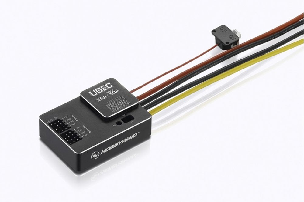 Hobbywing - 25A HV UBEC 5.2/6/7.4/8.4v output (3-18S)