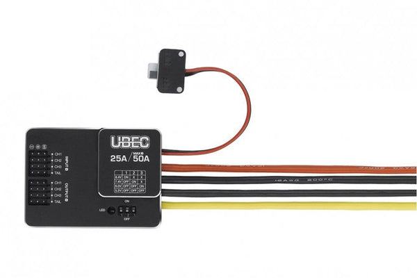 Hobbywing - 25A HV UBEC 5.2/6/7.4/8.4v output (3-18S)