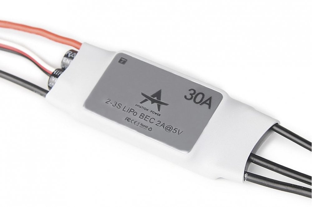 T-Motor- AT 30A Fixed wing ESC with 5V/2A BEC, 2-3S