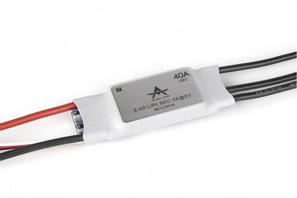 T-Motor AT 40A - Fixed wing ESC with 5V/3A UBEC - 2-4S