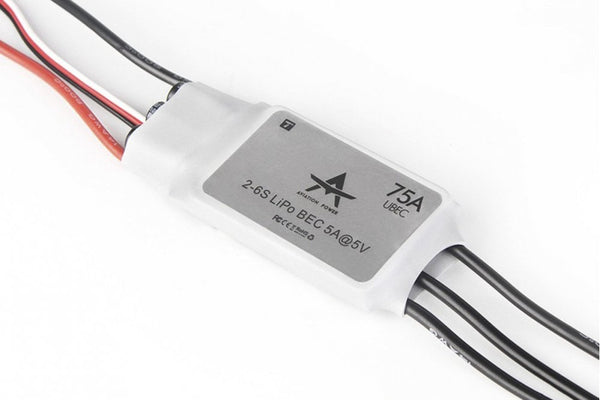 T-Motor AT 75A - Fixed wing ESC with 5V/5A UBEC - 2-6S