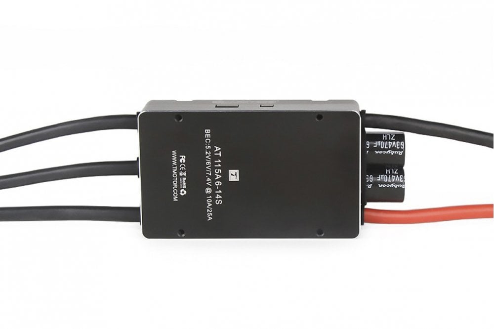 T-Motor- AT 115A, Fixed wing ESC with 5V/6V/7.4V, 10/25A UBEC, 6-14S