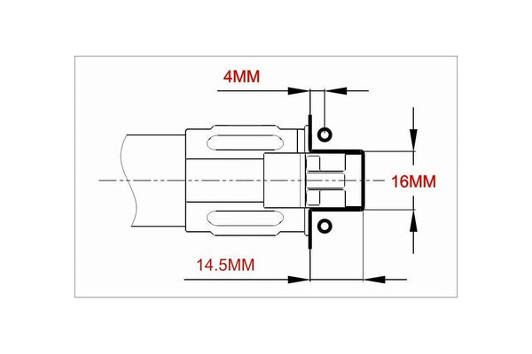 Tarot - Z25 - Folder arm mount 25mm TL25A1 - 1pc