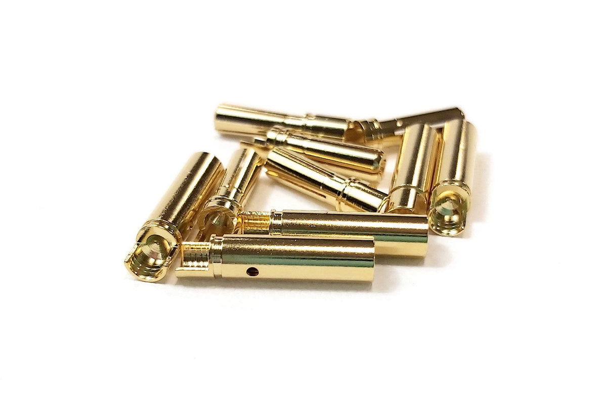 AMASS - GC4013 4mm Gold Plated Bullet - 5 Pairs