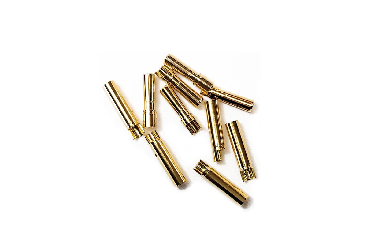AMASS - GC4013 4mm Gold Plated Bullet - 5 Pairs