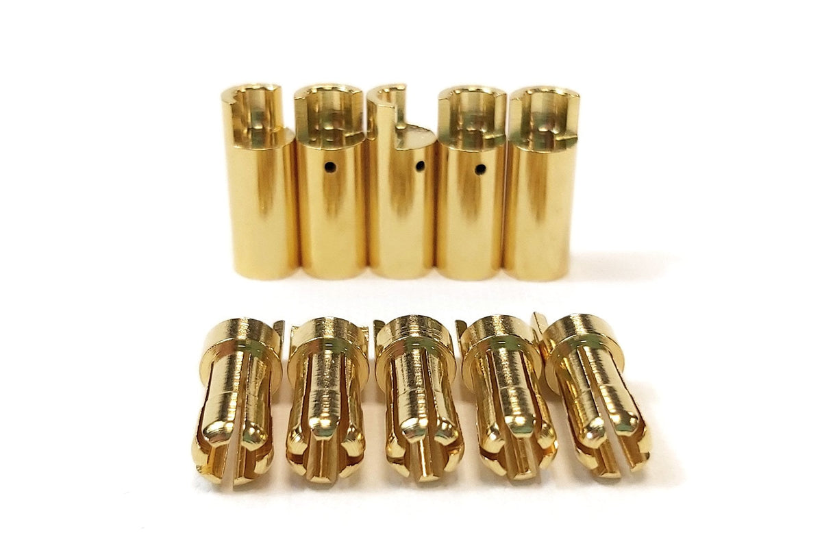 AMASS - GC5510 5.5mm Gold Plated Bullets - 5 Pairs