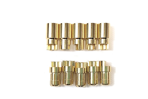 AMASS - GC6010 6mm Gold Plated Bullets - 5 Pairs