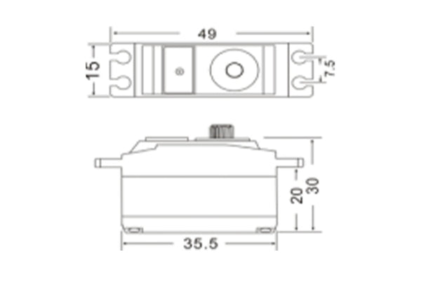 JX  - PDI-2504MG 25g Metal Gear Digital Servo