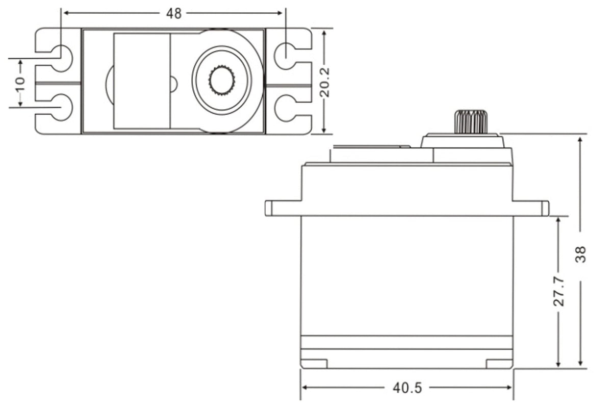 JX PDI-5521MG-180 55.6g Metal Gear Digital Standard Servo
