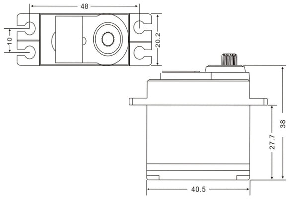 JX PDI-5521MG-180 55.6g Metal Gear Digital Standard Servo